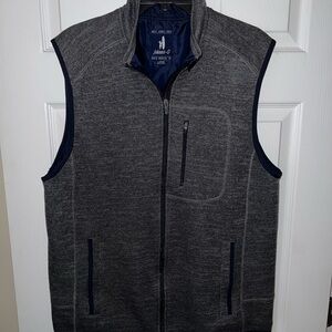 johnnie-O Charcoal and Navy Vest